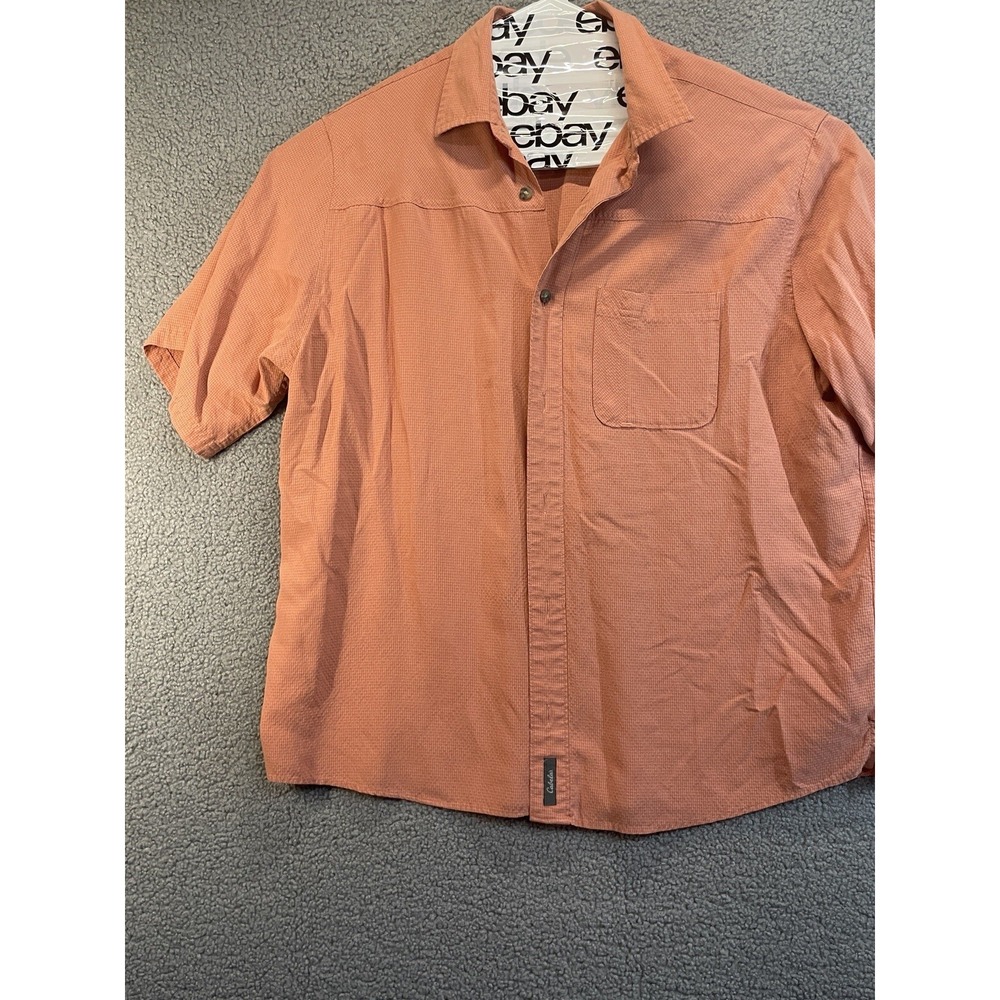 Men's Cabela's  Short‎ Sleeve Button Shirt Size XL